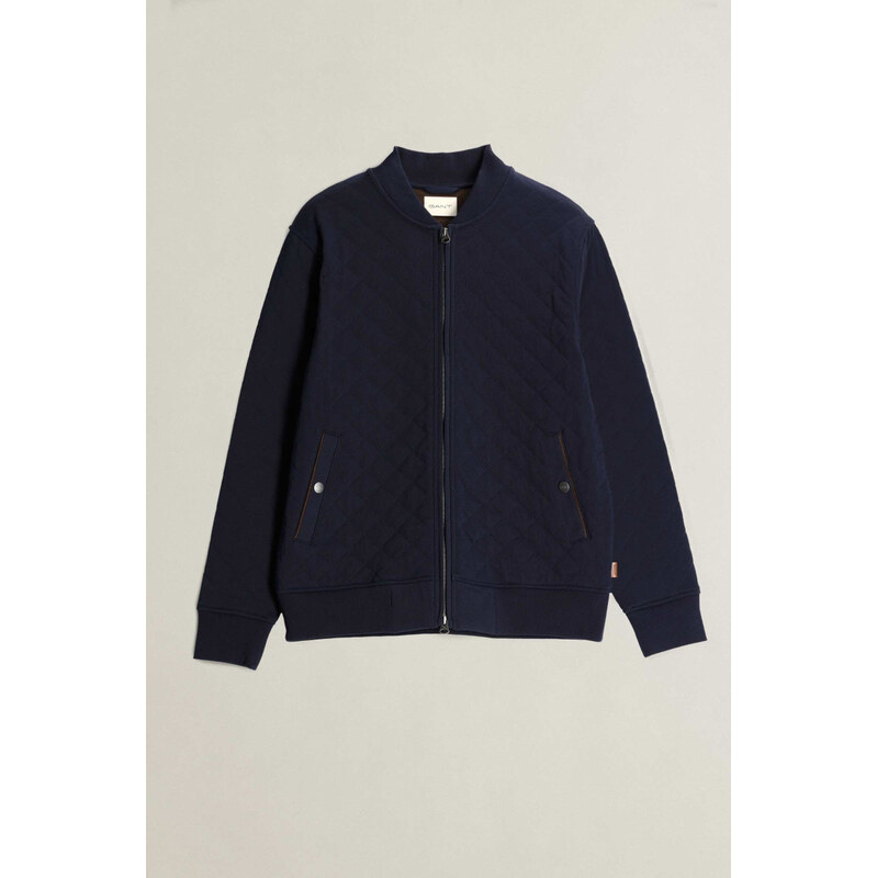 MIKINA GANT QUILTED BOMBER EVENING BLUE