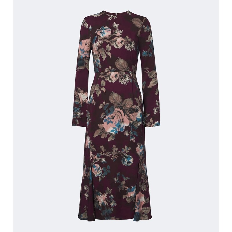Erdem Floral cady midi dress