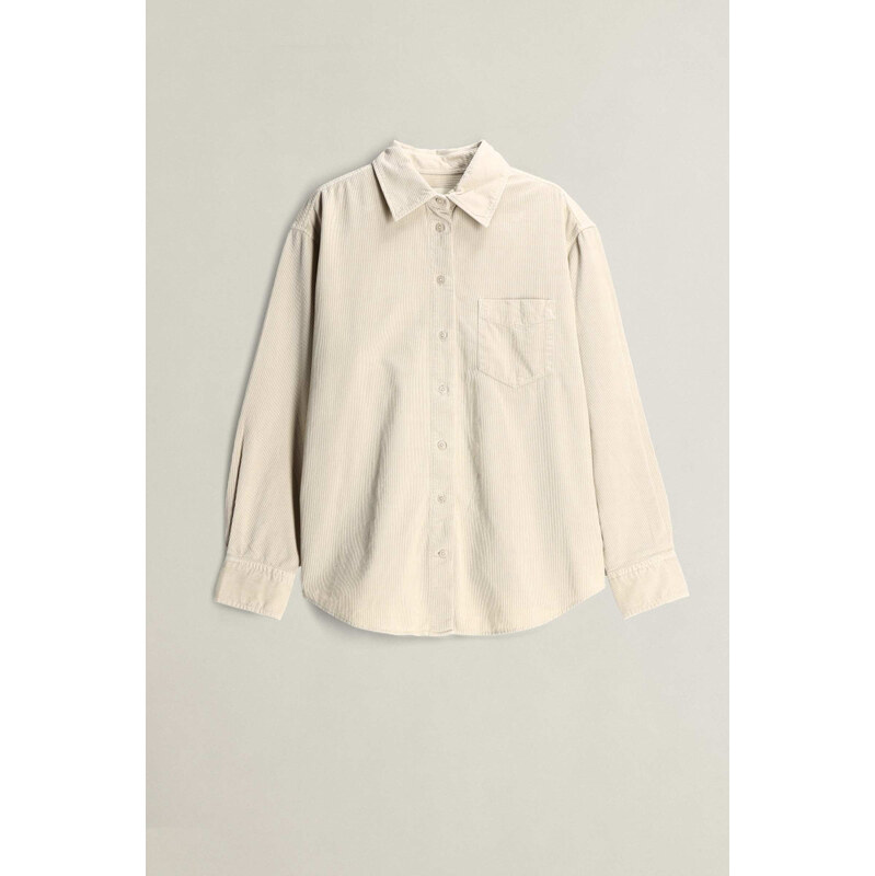 KOŠILE GANT REL CORDROY SHIRT CLAY BEIGE