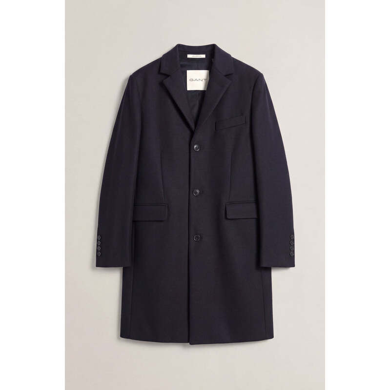 KABÁT GANT CLASSIC WOOL COAT EVENING BLUE