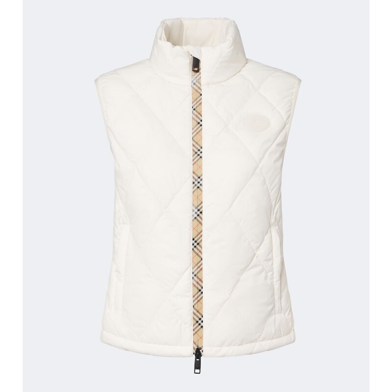 Burberry Burberry Check quilted vest