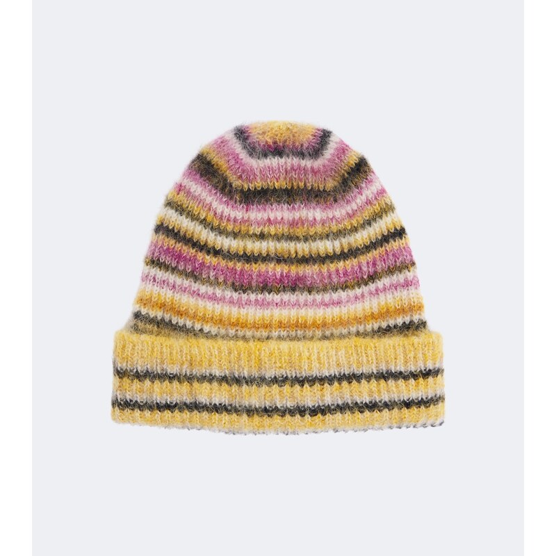 Isabel Marant Morenne striped mohair and wool-blend beanie