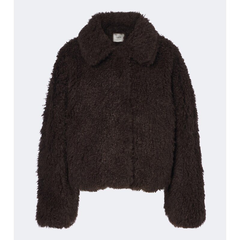 Vince Cropped bouclé blouson jacket