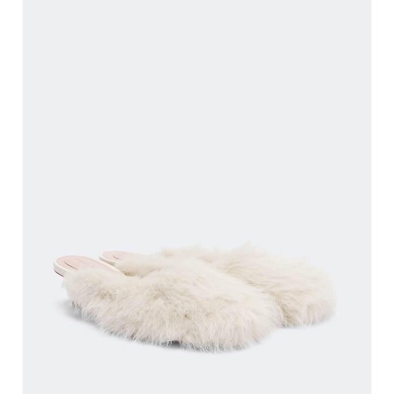 Simone Rocha Leather-trimmed mules