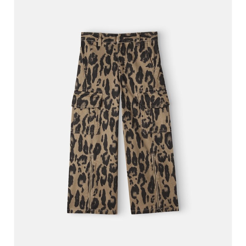Stella McCartney Kids Leopard-print jeans