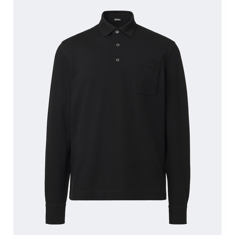 Zegna Cotton piqué polo shirt