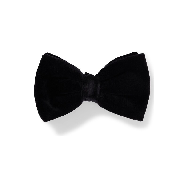 BOSS Pre-tied bow tie in cotton velvet