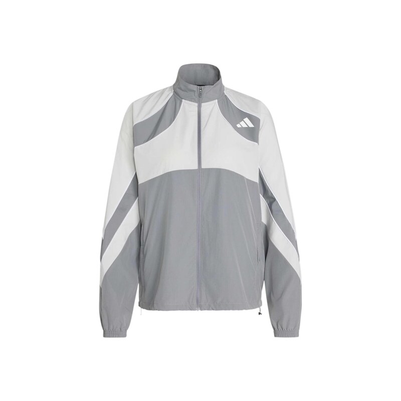 ADIDAS PERFORMANCE Sportovní bunda ADIZERO A šedá / světle šedá