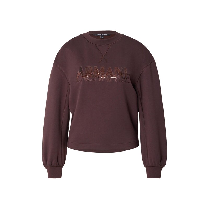 ARMANI EXCHANGE Mikina rezavě červená