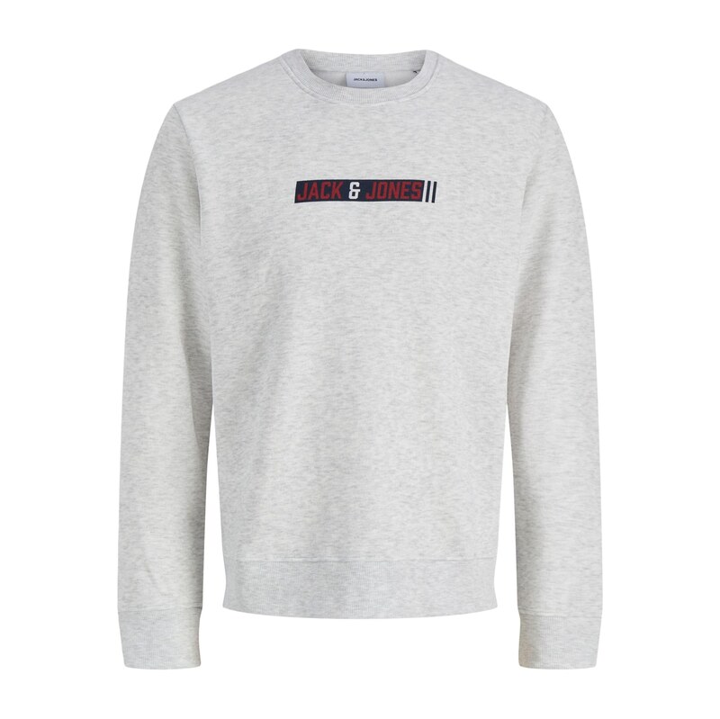 Jack & Jones Junior Mikina JJMUNK noční modrá / šedý melír /