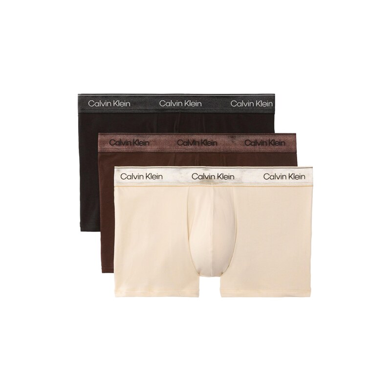 Calvin Klein Underwear Boxerky světle béžová / čokoládová /