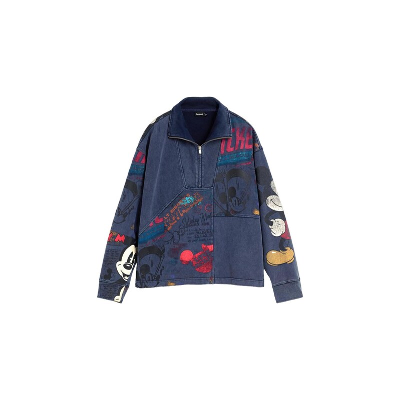 Desigual Mikina Mickey modrá