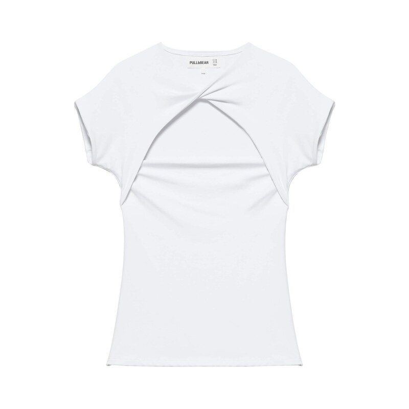 Pull&Bear Tričko bílá