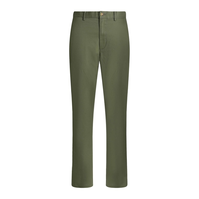 TOMMY HILFIGER Kalhoty DENTON ESSENTIAL olivová