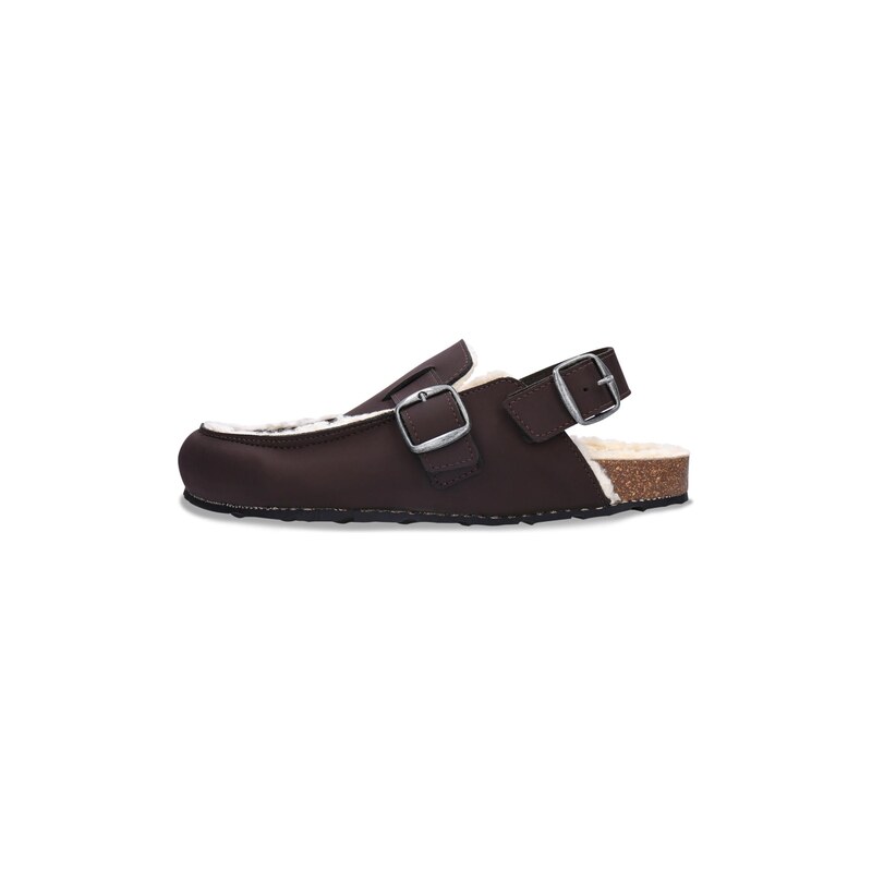 nae Vegan Shoes Pantofle MEDAN hnědá