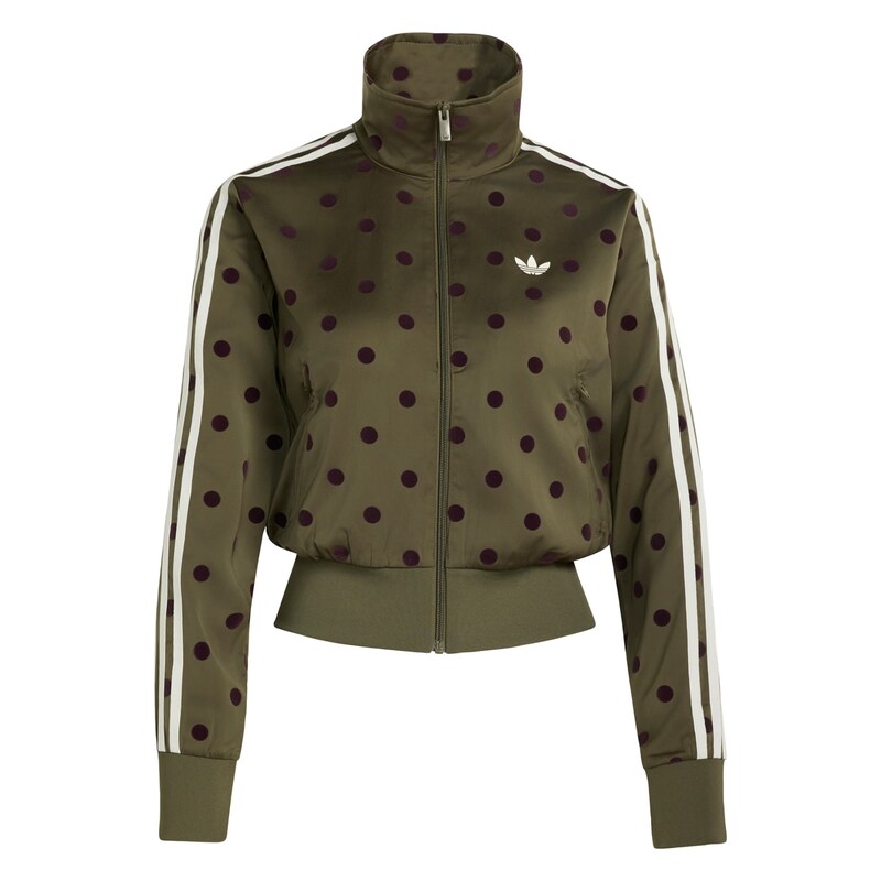 ADIDAS ORIGINALS Mikina tmavě zelená / tmavě fialová / bílá