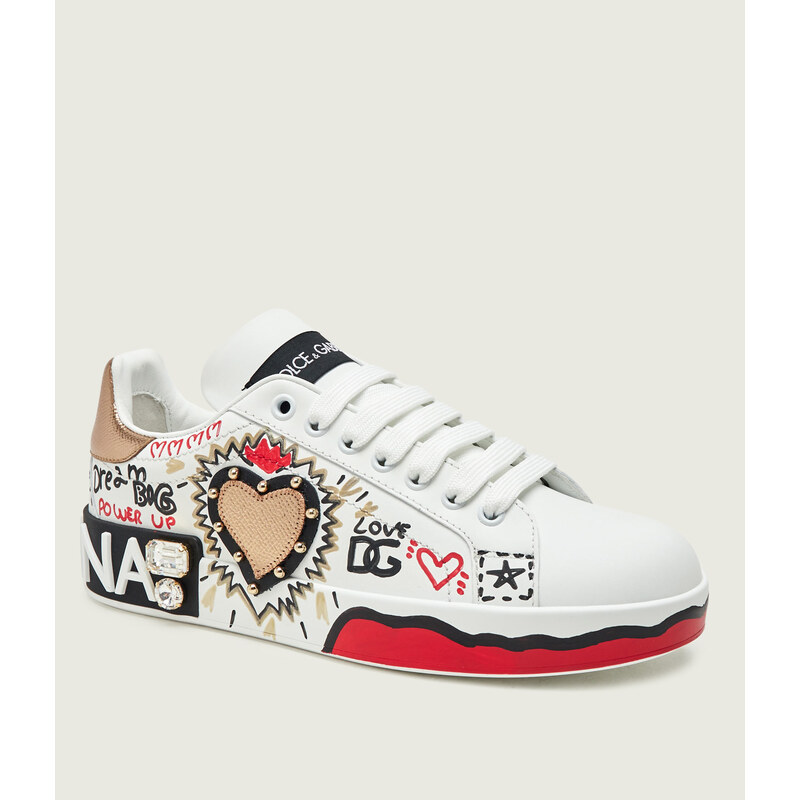Dolce & Gabbana Kožené tenisky Portofino