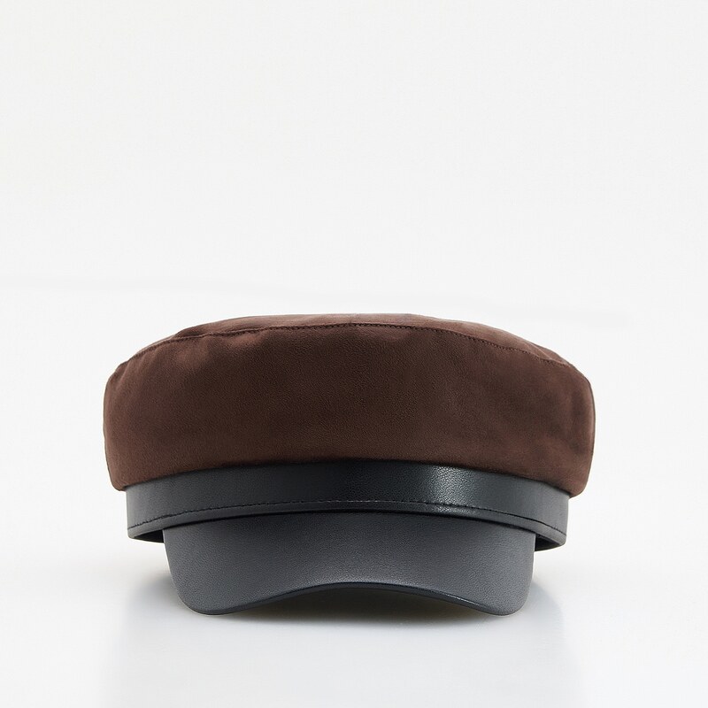 Reserved - LADIES` PEAKED CAP - tmavě hnědá