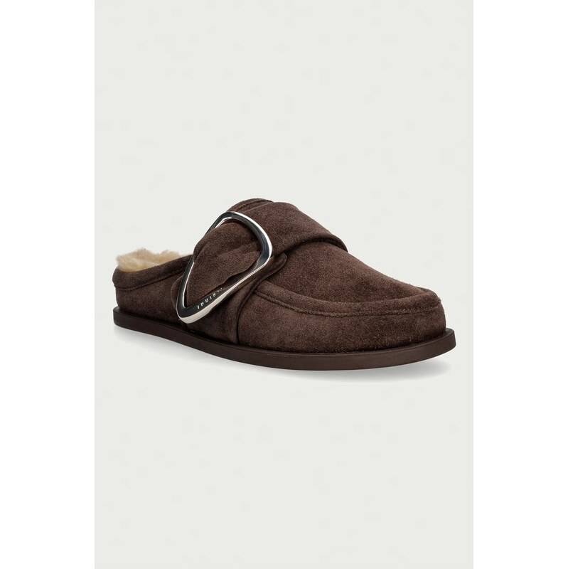 Inuikii pantofle dámské semišové Shearling Mule Soft