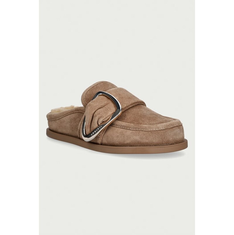 Inuikii pantofle nazouváky dámské semišové Shearling Mule Soft