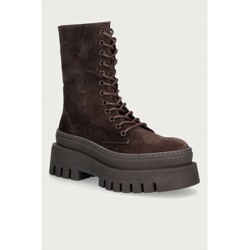 Steve Madden kotníkové boty na platformě dámské semišové Coast