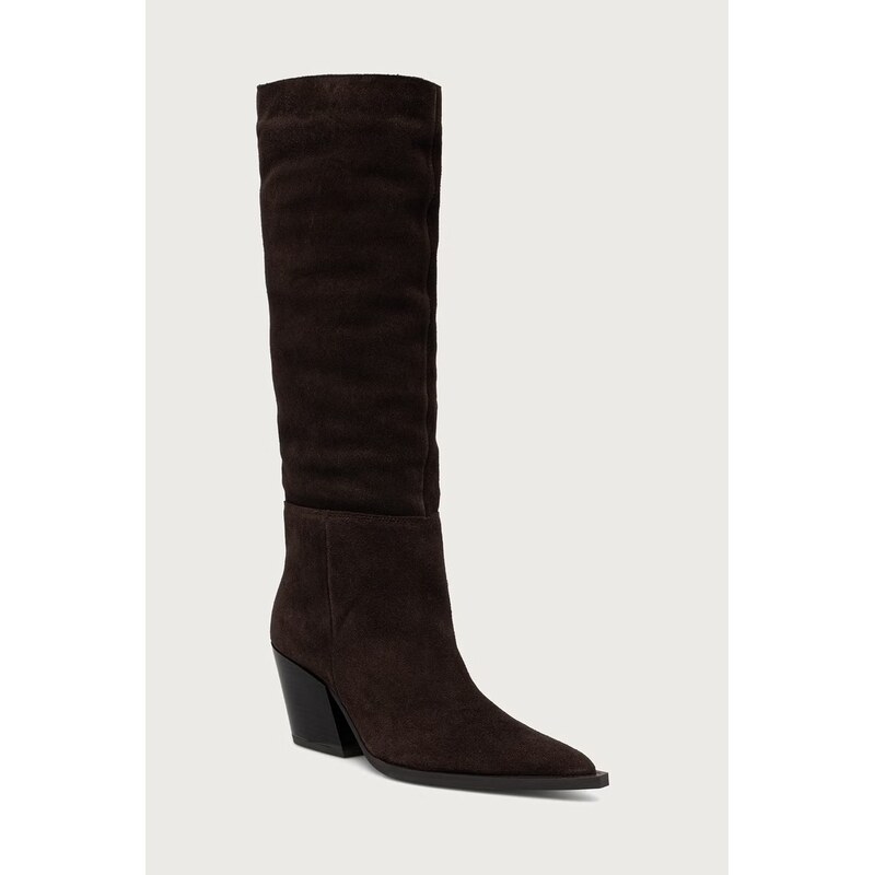 Steve Madden kozačky nad kolena dámské semišové Menthe