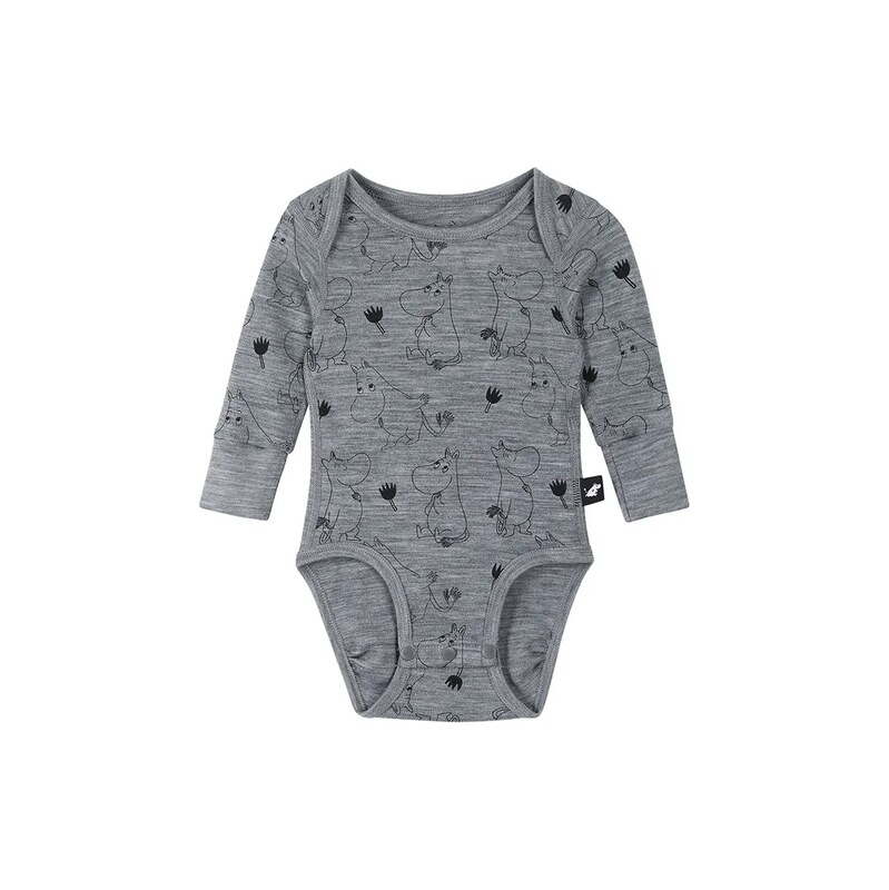 Reima body dětské z merino vlny Moomin Raraste