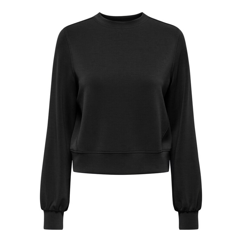 Dámské tričko s dlouhým rukávem černé Only OnlMaya L/S modal s