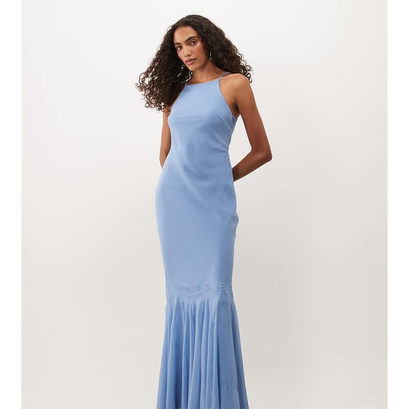 ASOS Tall ASOS DESIGN Tall chiffon sleeveless maxi dress with