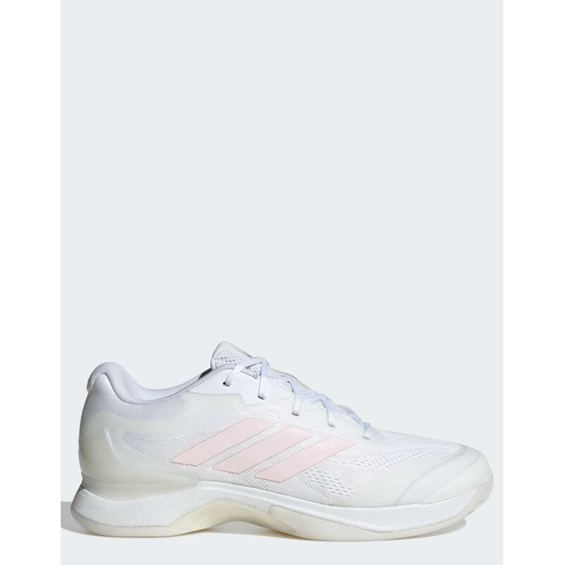 adidas performance Avacourt 3 tennis shoes in cloud white /