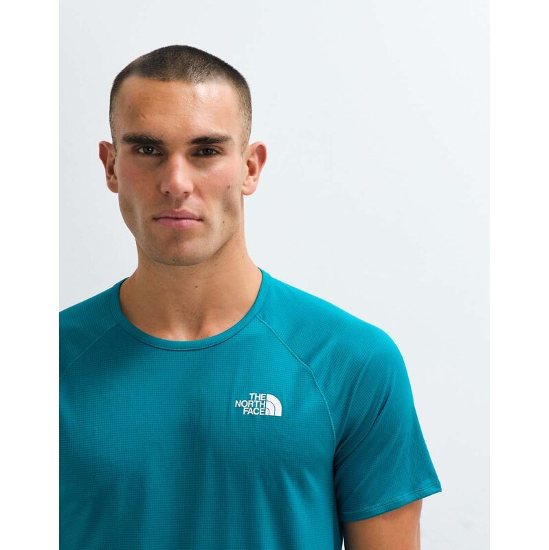 The North Face Sunriser t-shirt in teal-Blue