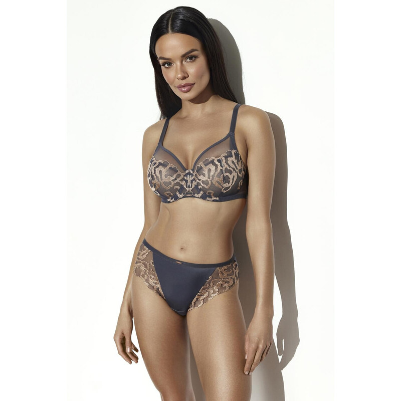 Kalhotky Ava 2278/B, brazilské, Graphite, velikosti S–3XL