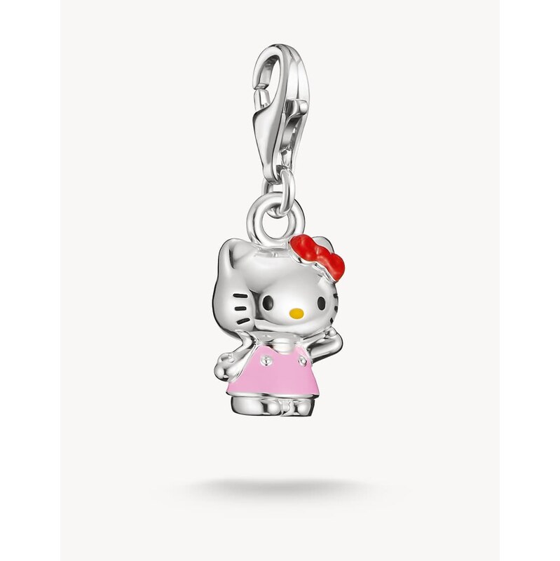 Thomas Sabo Hello kitty charm pink – original in silver, black,