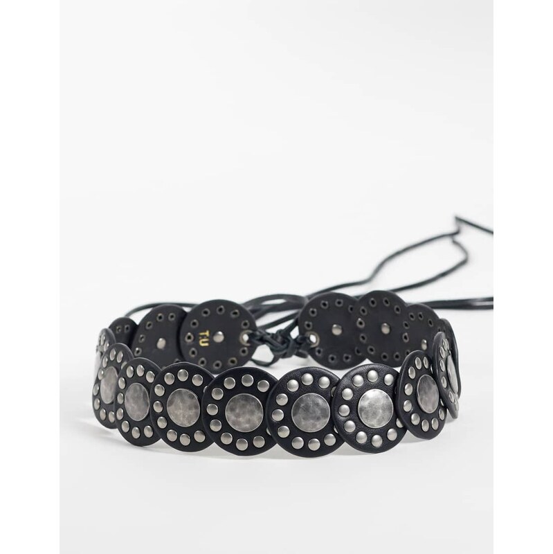Mango Teen disc belt in black