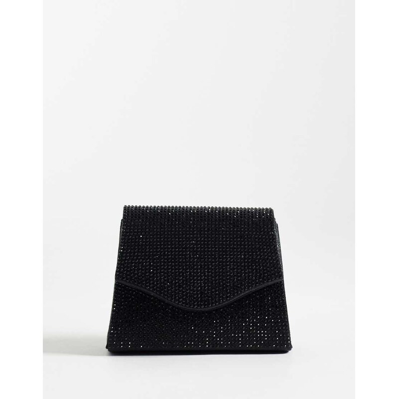 True Decadence mini embellished shoulder bag in black