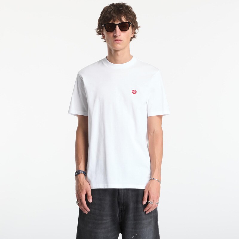 Tričko Carhartt WIP S/S Small Heart T-Shirt UNISEX White/ Red M