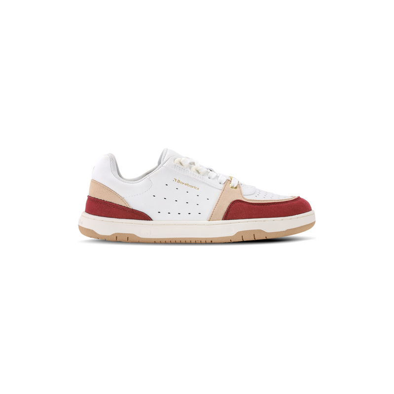 Be Lenka Barefoot tenisky Barebarics Wave 2.0 - White & Burgundy