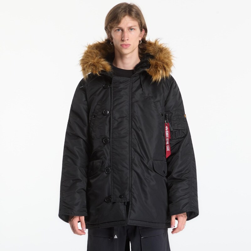 Bunda Alpha Industries N-3B Heritage Black M