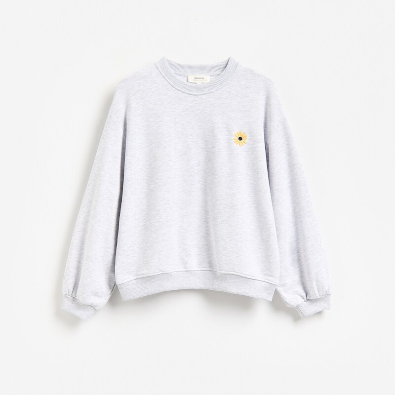 Reserved - LADIES` SWEATSHIRT - světle šedá