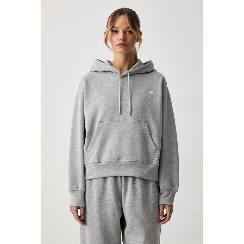 The North Face mikina s kapucí dámská s bavlnou Essential