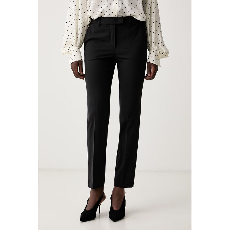 Marella slim fit kalhoty dámské s vlnou MLLWHISKY