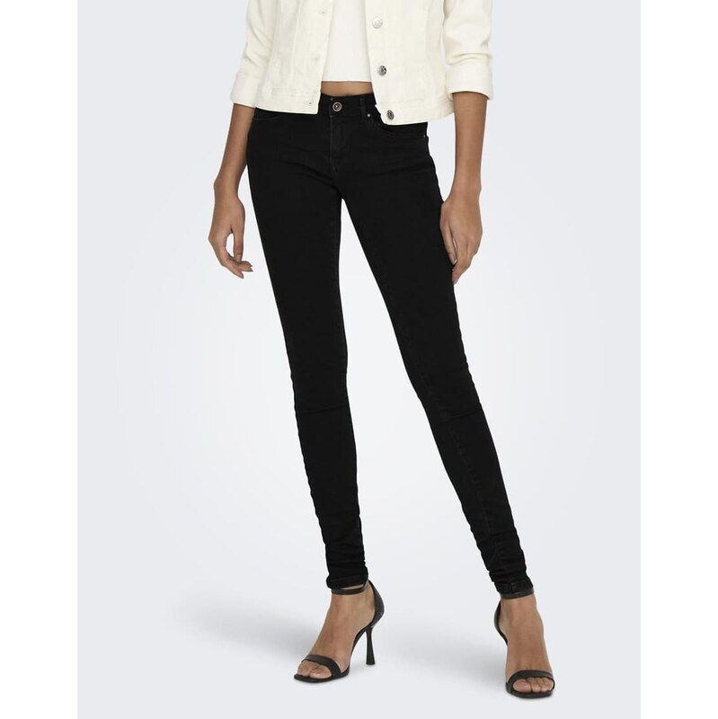 ONLY Skinny fit jeans in black denim