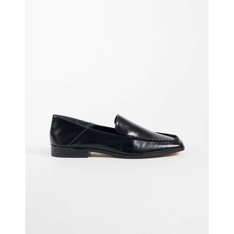 Dolce Vita Beny square toe loafers in black leather