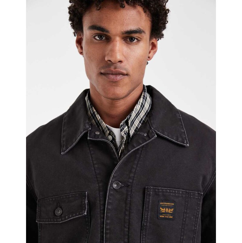 Levis Workwear berkley chore coat in black