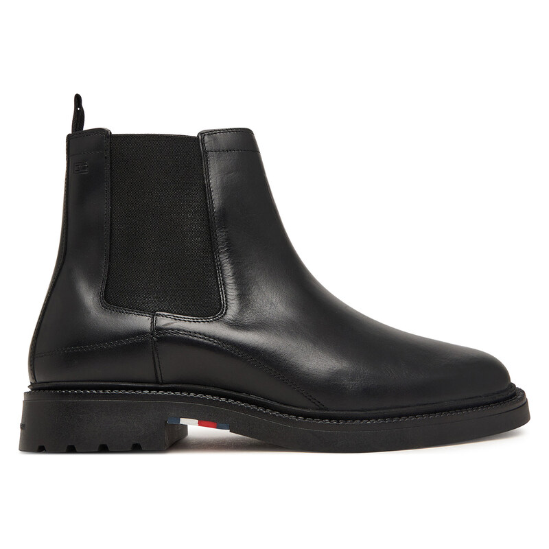 Kotníková obuv s elastickým prvkem Tommy Hilfiger