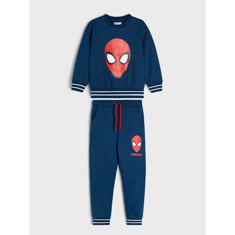 Sinsay - Souprava mikiny a kalhot Spider-Man - námořnická modrá