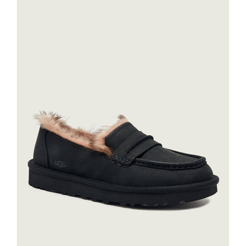 UGG Kožené ohřívá loafersy W Ellis | s příměsí vlny