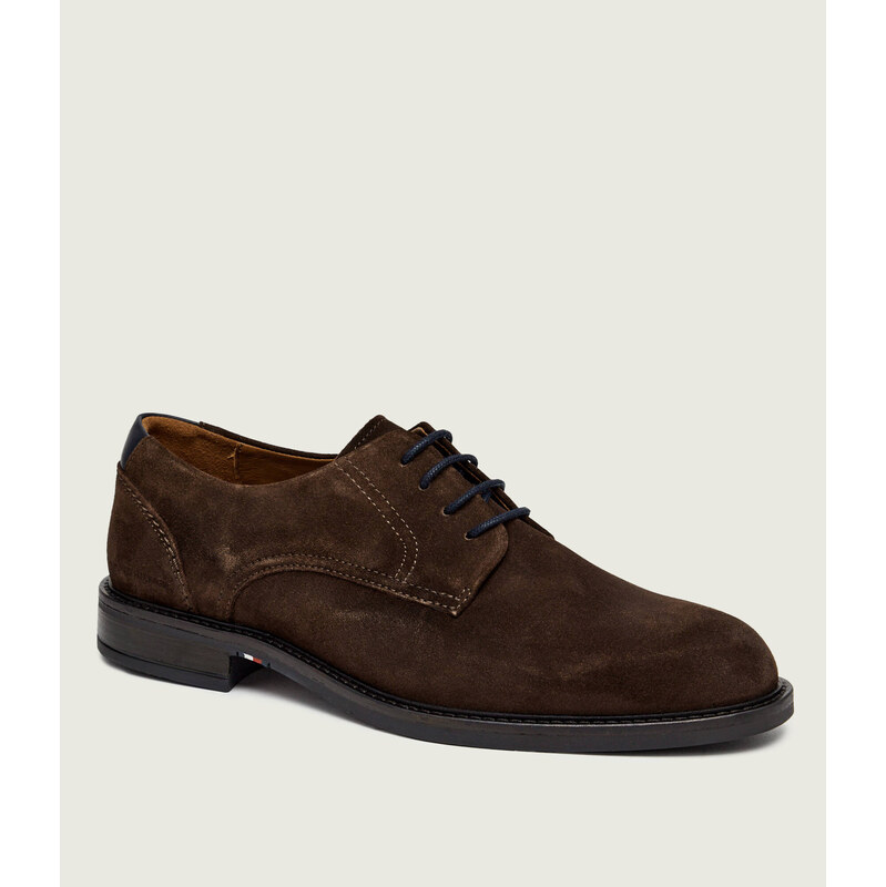 Tommy Hilfiger Derby boty Corporate Dressy | semiš