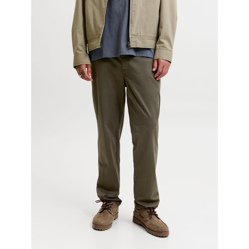 JACK & JONES Chino kalhoty JPSTOllie khaki