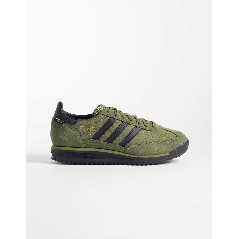 adidas Originals adidas Orginals SL 72 RS trainers in khaki and